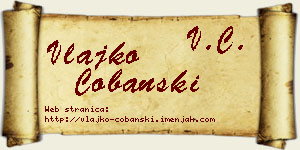 Vlajko Čobanski vizit kartica